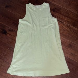 Old navy lime green dress size large